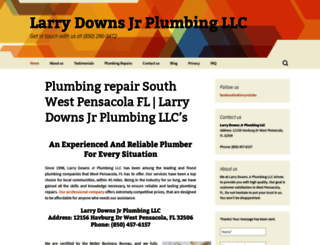larrydownsjr-plumbing.com screenshot