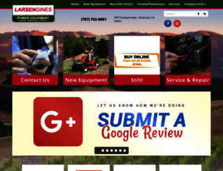 larsengines.com screenshot