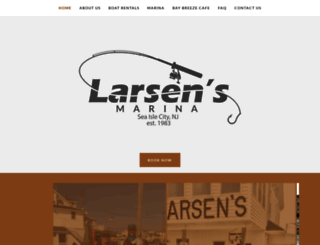 larsensmarina.com screenshot
