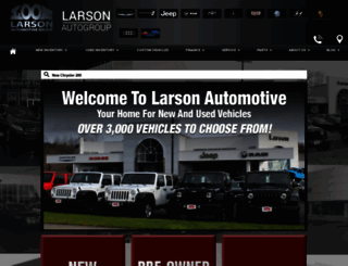 larsonautomotivegroup.com screenshot