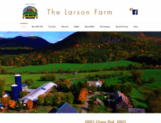 larsonfarmvt.com screenshot