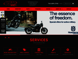 larsonscycle.com screenshot