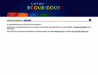 lartdesscoubidous.com screenshot