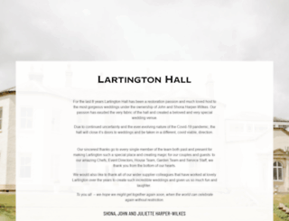 lartingtonhall.co.uk screenshot