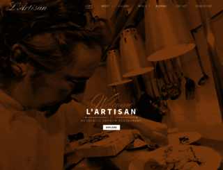 lartisan-restaurant.com screenshot