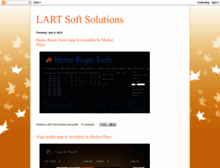 lartsofttechsolutions.blogspot.com screenshot