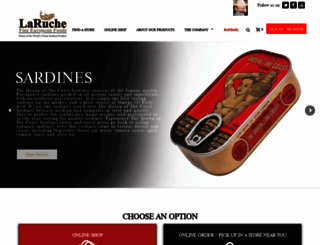 laruchefineeuropeanfoods.com screenshot