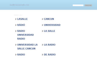 lasallecancunradio.com screenshot
