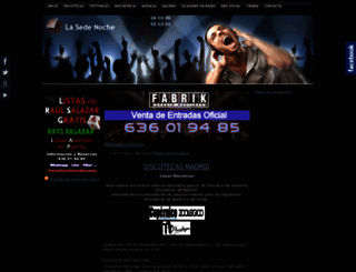 lasedenoche.com screenshot