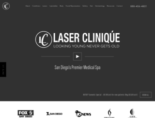 laser-clinique.com screenshot