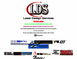 laser-design-services.com screenshot