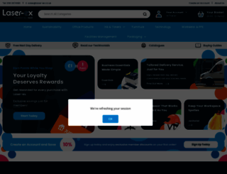 laser-ex.co.uk screenshot