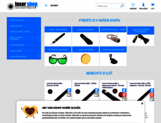 laser-shop.cz screenshot