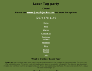 laser-tag-party.com screenshot