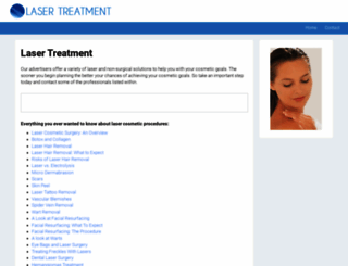 laser-treatment.com screenshot