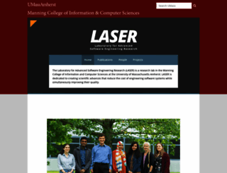 laser.cs.umass.edu screenshot