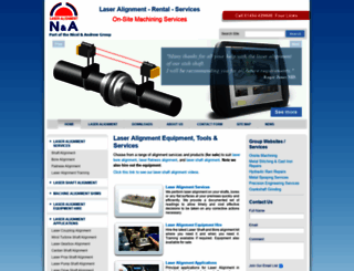 laseralignment.co.uk screenshot