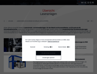 laserautomation-wieser.com screenshot