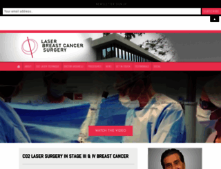 laserbreastcancersurgery.com screenshot