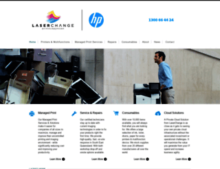 laserchange.com.au screenshot