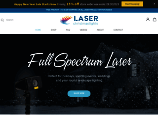 laserchristmaslights.com screenshot