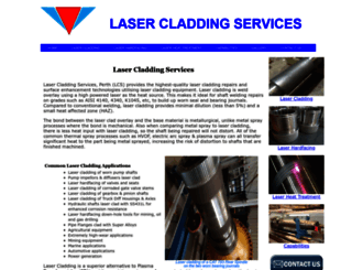 lasercladdingservices.com.au screenshot