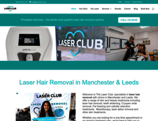 laserclub.co.uk screenshot