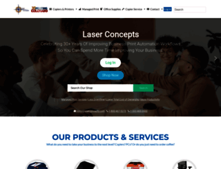 laserconcepts.com screenshot