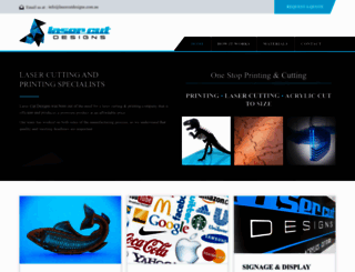 lasercutdesigns.com.au screenshot