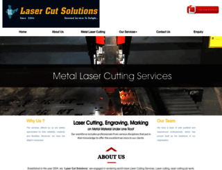lasercutsolutions.com screenshot