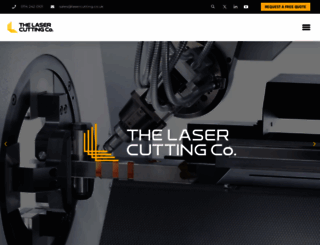 lasercutting.co.uk screenshot