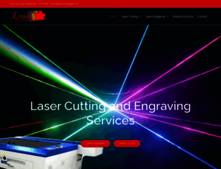 lasercuttingplus.ca screenshot