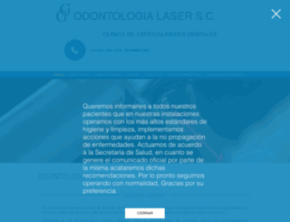 laserdental.com.mx screenshot