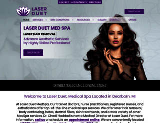 laserduet.com screenshot