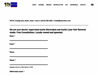 laserelect.com screenshot