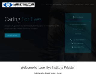 lasereyeinstitute.pk screenshot