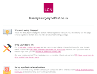 lasereyesurgerybelfast.co.uk screenshot