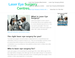 lasereyesurgerycenters.com screenshot