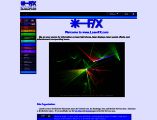 laserfx.com screenshot
