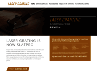 lasergrating.com screenshot