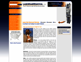 laserhairremoval.org screenshot