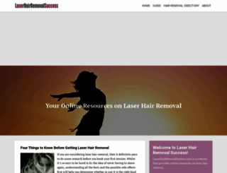 laserhairremovalsuccess.com screenshot