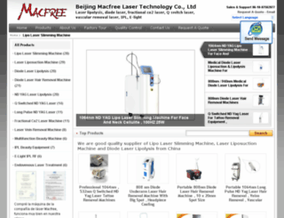 laserlipo-machine.com screenshot