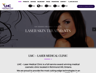 lasermedicalclinic.com screenshot