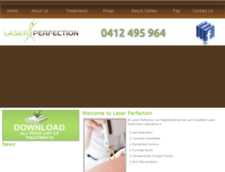 laserperfection.com.au screenshot