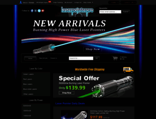 laserpointerpro.com screenshot