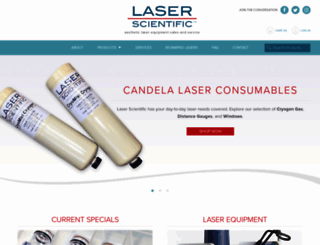 laserscientific.com screenshot