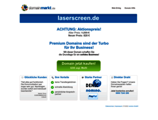 laserscreen.de screenshot