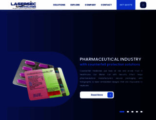 lasersec.in screenshot