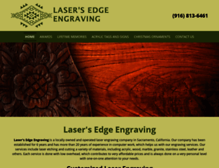 lasersedgeengraving.net screenshot